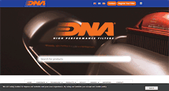Desktop Screenshot of dnafilters.com